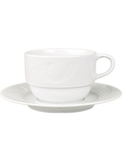 Gural Porselen Karisma Φλιτζάνι Espresso & Ελληνικού Καφέ Πορσελάνης Λευκό 90ml 303843