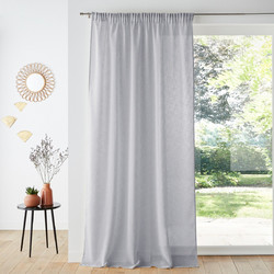 La Redoute Κουρτίνα Παραθύρου με Τρέσα 140x250 Nyong 350173136 Γκρι