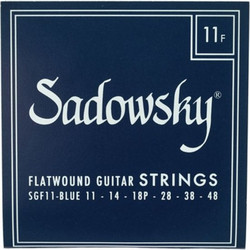 Sadowsky Blue Label Flatwound Σετ 6 Χορδές Ηλεκτρικής Κιθάρας Stainless Steel 11-48"