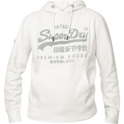 Superdry Ανδρικό Φούτερ με Κουκούλα & Τσέπες Λευκό M2014626A