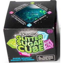 Tobar Scrunchems Glitter Cube Squishy Διάφορα Χρώματα