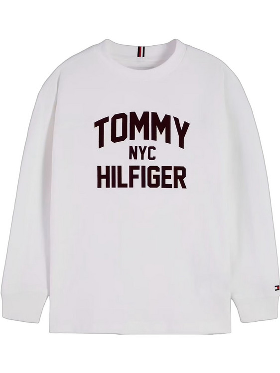 Tommy Hilfiger Παιδικό Φούτερ Λευκό KB0KB10642-YBR