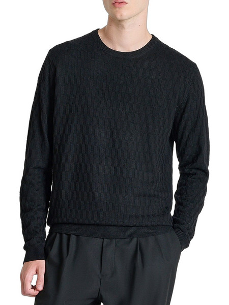 Antony Morato Ανδρικό Πουλόβερ Μαύρο SW01662YA501088-9000