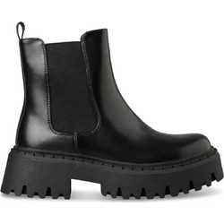 Envie Shoes Γυναικεία Μποτάκια Chelsea Μαύρα με Χοντρό Χαμηλό Τακούνι E59-24034-34
