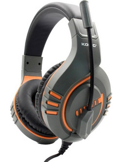 Komc E9 Gaming Headset Over Ear Black Orange