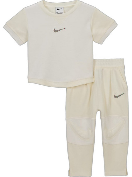 Nike Βρεφικό Σετ για Αγόρι Καλοκαιρινό Μπεζ 66M651-782