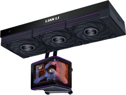 Lian Li HydroShift II OLED Curved 360P28 Black Υδρόψυξη CPU 120mm για Socket AM4 / 1700 / AM5 / 1851