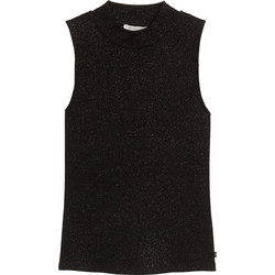 Tom Tailor Γυναικείο Χειμερινό Top Ριπ Μαύρο 1043934-14482