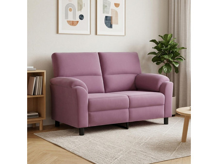 vidaXL Διθέσιος Καναπές Βελούδινος Μωβ 154x85x93cm 42040834