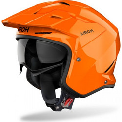 Airoh Kombakt Gloss Orange Κράνος Μηχανής Jet 1150gr
