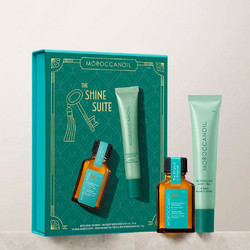 Moroccanoil The Shine Suite Oil Treatment 15ml + Mint Tea Lip Balm 15gr
