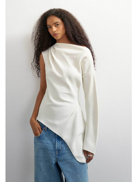 Topshop Γυναικείο Καλοκαιρινό Top Λευκό 31001382