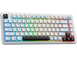 Onikuma MT501 Ασύρματο Μηχανικό Gaming Πληκτρολόγιο TenKeyLess RGB White