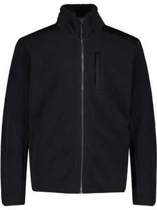 CMP Ανδρική Ζακέτα Fleece με Φερμουάρ Μαύρη 36P2767-U423