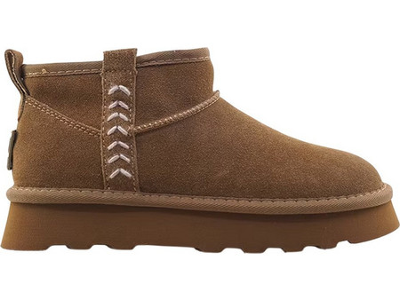 O-Joo Γυναικεία Μποτάκια Suede Ταμπά OL52500A-160