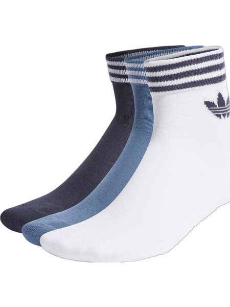 Adidas Ανδρικές Κάλτσες Ψηλές Μπλε Navy Μπλε Λευκές 3Pack HL1704