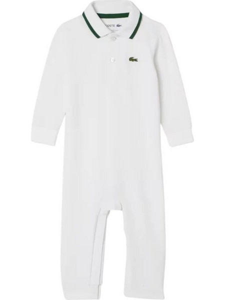Lacoste Φορμάκι Μακρυμάνικo για Αγόρι Λευκό 39W0747-001