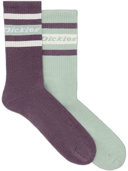 Dickies Genola Ανδρικές Κάλτσες Ψηλές με Σχέδια Ανθρακί Τιρκουάζ 2Pack DK0A4XDKB87