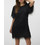 Vero Moda Mini Φόρεμα για Γάμο / Βάπτιση Μαύρο 10352395