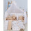Dimcol Bebe Forest 13 Σετ Κούνιας Beige 9τμχ