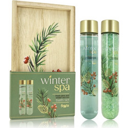 Accentra Winter Spa Bath Shower Gel 60ml + Bath Salts 80gr