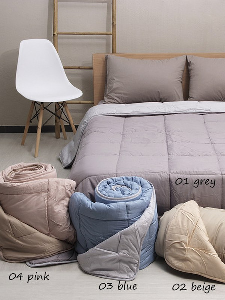 Sunshine Home Πάπλωμα Μονό 160x220 Micro 01 Grey