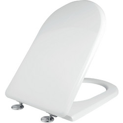 Elvit 1242 Καπάκι Λεκάνης D-Shape Πλαστικό Λευκό 47x35.5cm 1242-ELVIT
