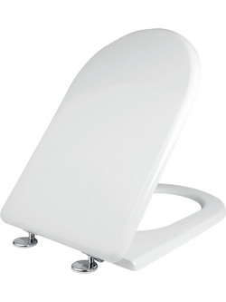 Elvit 1242 Καπάκι Λεκάνης D-Shape Πλαστικό Λευκό 47x35.5cm 1242-ELVIT