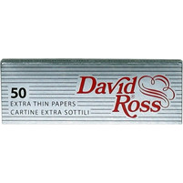 Χαρτάκια στριφτού David Ross Extra Thin (silver)