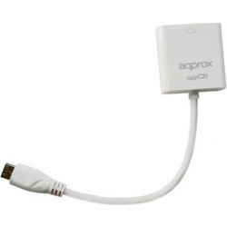Μετατροπέας Mini HDMI Αρσενικό σε VGA Θηλυκό - Approx (APPC20) APPC20