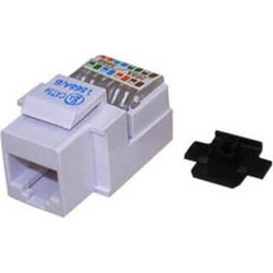 Keystone Jack RJ45 UTP CAT 5e TOOLESS 180 ΛΕΥΚΟ N111-01 SUT N111-01-WH