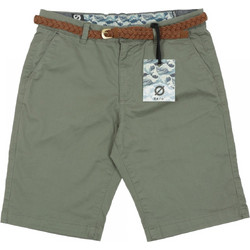 Zero Ανδρική Βερμούδα Chino Χακί 7096