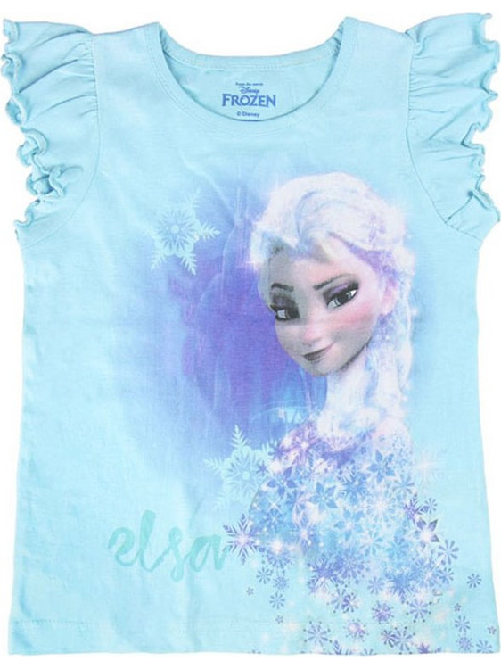 Παιδικό Κοντομάνικο Μπλουζάκι Frozen Disney