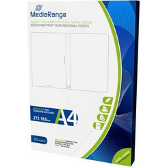 MediaRange Matte Inserts for 14mm DVD Cases 50 Pack MRINK121