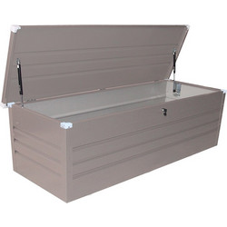 STEELEN Μπαούλο Αποθήκευσης 165x69x62cm 582lt 29.5kg Γαλβανιζέ MAX C Γκρι Καφέ