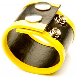 Stretcher Rubber Ball Small Ελαστικό Δαχτυλίδι Όρχεων Μεταλλικό Κίτρινο