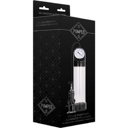 Pumped Deluxe Advanced Gauge Τρόμπα Πέους Μαύρη Διαφανή