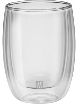 Zwilling Henckels Σετ Ποτήρια Καφέ Γυάλινα 200ml 2τμχ 39500-076