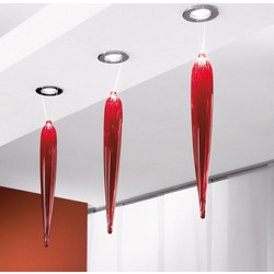 AXO LIGHT Axo Ari Red Spot Χωνευτά Σποτάκια Οροφής - Γυάλινα - Κόκκινα (FAARIPXXRSCR12V)