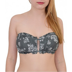 BLU4U Bikini Top Strapless Floral Χακί 2036636-15