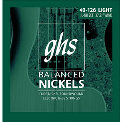 GHS 5L-NB Σετ 4 Χορδές Ηλεκτρικού Μπάσου Nickel Plated Steel 40-126" Light Tension