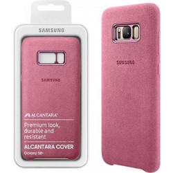 Samsung Alcantara Cover Pink (Galaxy S8+)