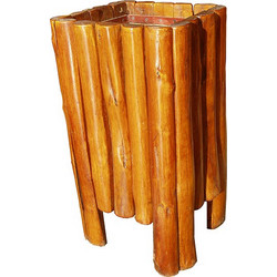Κάδος απορριμμάτων μεγάλος ξυλινός 0,45x0,45x0,90