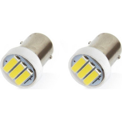 Amio BA9S Standard LED 12V 0,4W 2τμχ