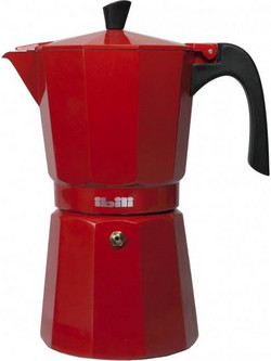 Ibili 02905 Μπρίκι Espresso 3Cups Κόκκινο