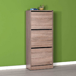 Fidelio Home Compact Παπουτσοθήκη Ξύλινη Καφέ Μ51xΠ26xΥ119cm FD-SHC330-LL