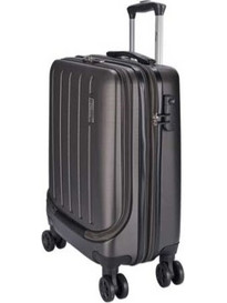 Rain RB8056 Βαλίτσα Καμπίνας 55x38x25cm με 4 Ρόδες Καφέ