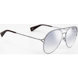 Marc Jacobs MARC 168S GHP/IC Γυναικεία Γυαλιά Ηλίου Aviator Μεταλλικά Ασημί με Γκρι Καθρέπτη Φακό