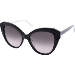 Max & Co 334/S MNG/3X Γυναικεία Γυαλιά Ηλίου Πεταλούδα Κοκάλινα Μαύρα με Μαύρο Polarized Φακό
