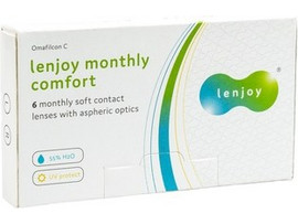 Lenjoy Monthly Comfort (6 φακοί) Μηνιαίοι Μυωπίας Υπερμετρωπίας